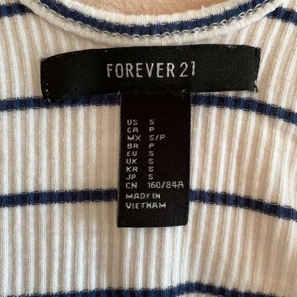 Forever 21 Stripped Bodysuit - Picture 3 of 3